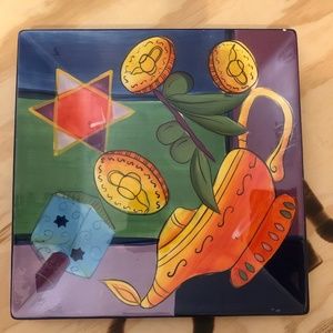 Chanukah montage dish